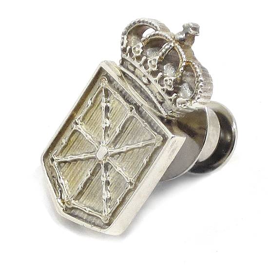 Pin escudo Navarra 21mm de Plata